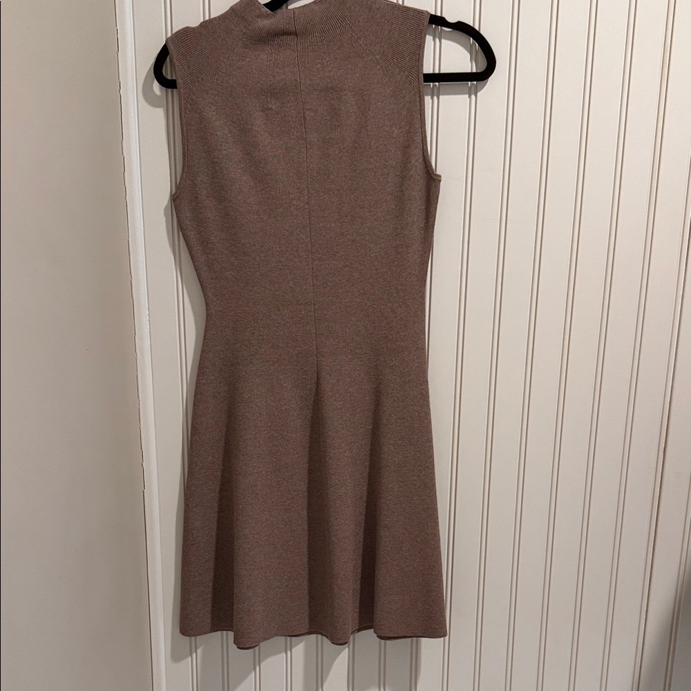 Club Monaco Sleeveless Tan Mini Dress